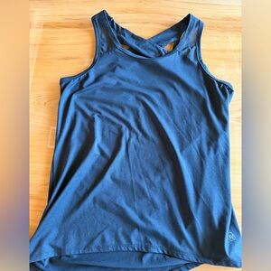 Wander Deep Blue Tank Top